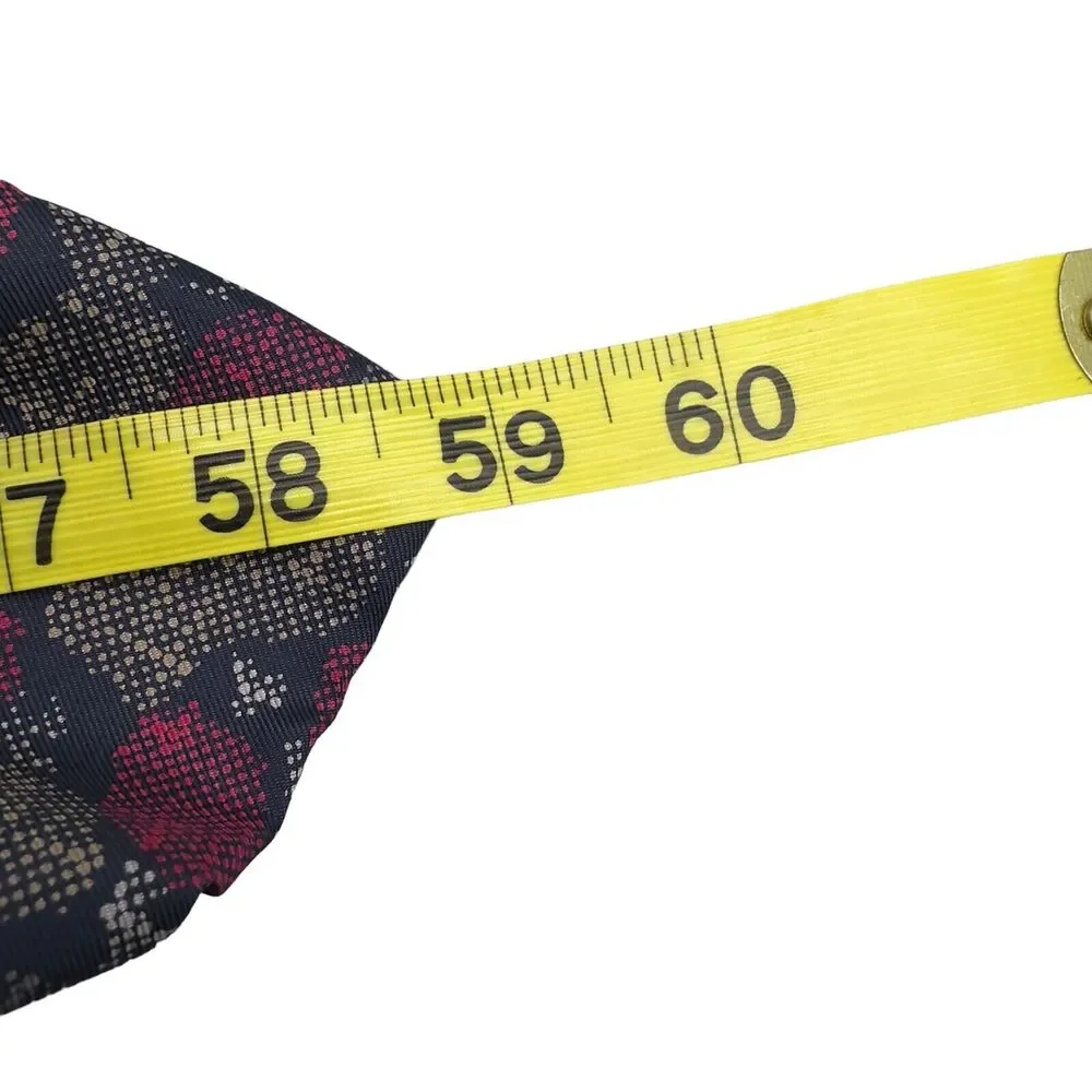 Enrico Coveri Mens Vintage Silk Dress Tie Made in Italy Abstract Floral 59